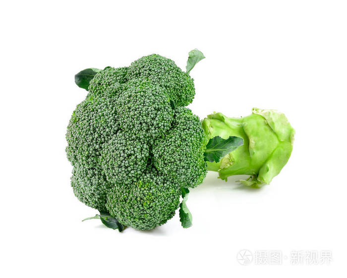 西兰花蔬菜在白色背景上
