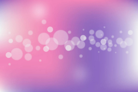 抽象向量图。粉红色和紫色背景的模糊灯光与散效果设计为您的内容