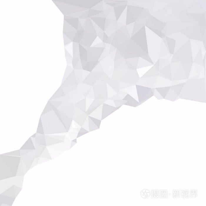 灰色白色多边形背景创意设计模板