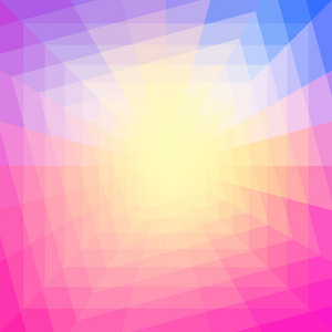 抽象彩色几何隧道背景