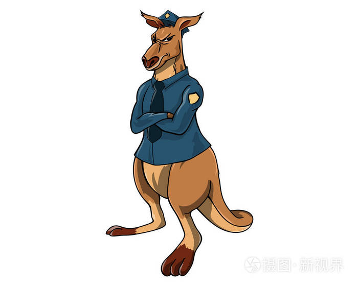 袋鼠职业特征警察