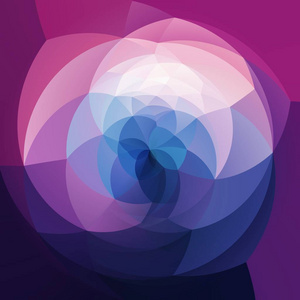 现代艺术几何漩涡背景超紫, 深蓝色, 紫色和白色彩色