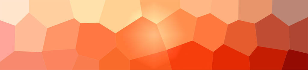 橙色巨型六角背景插图, 抽象颜料