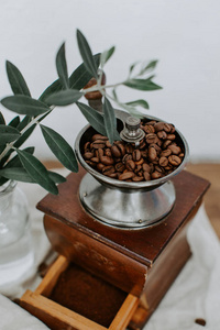 咖啡豆老式仿古咖啡机