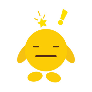 悲伤的 emoji 表情图标设计矢量