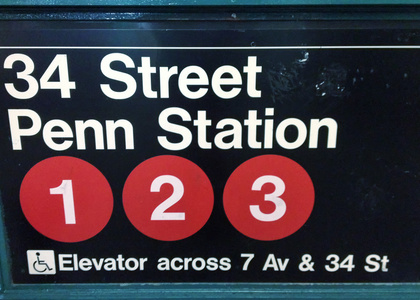 佩恩车站地铁标志