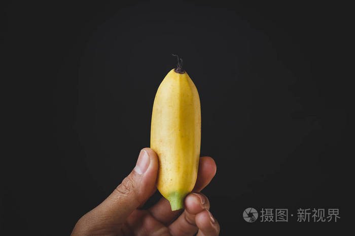越南新鲜的小香蕉