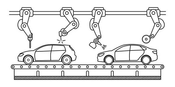 细线式汽车装配输送线