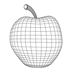 苹果矢量插画