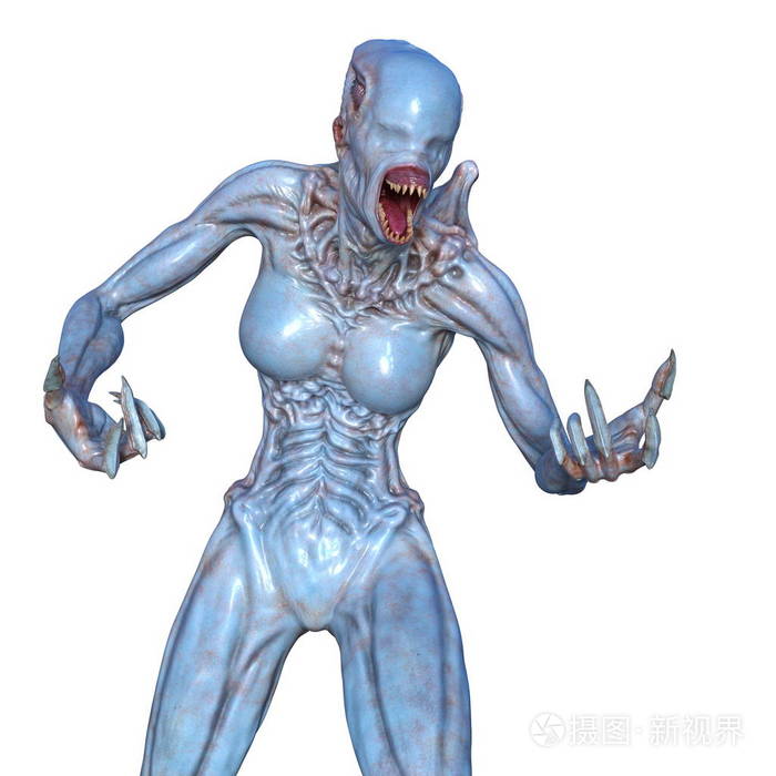 女性monster3dcg渲染女性怪兽