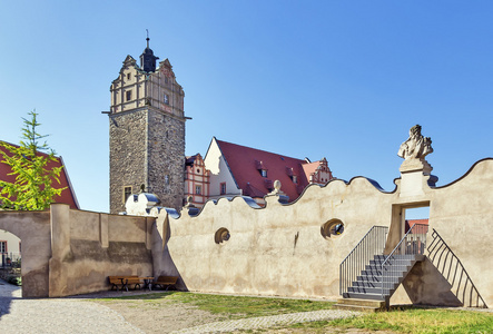 在 bernburg，德国城堡