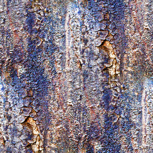 纹理蓝色旧墙体裂缝壁纸图片