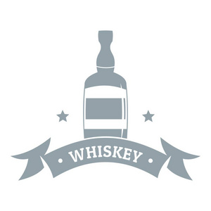 威士忌标志, 简单的灰色样式