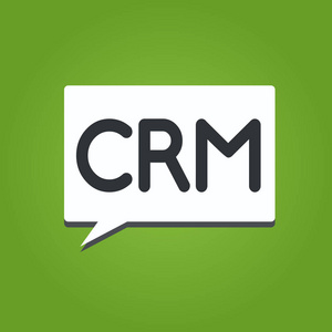 显示 Crm 的文本符号. 管理组织隶属关系的概念性照片策略