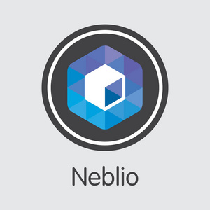 Neblio 加密货币矢量 Web 图标