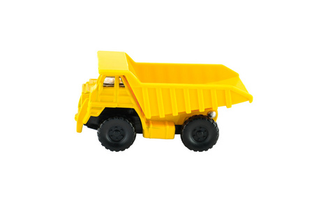 黄色的自卸汽车玩具