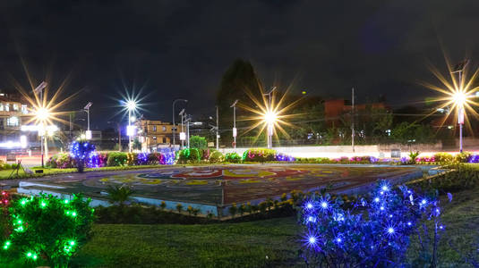 Maitigharmandala, 尼泊尔加德满都的灯光装饰