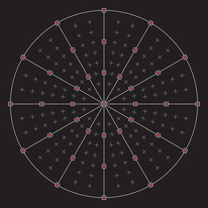 现代虚拟技术梦幻般的未来派用户界面 Hud 的网格