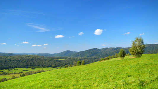 山区景观 Bieszczady