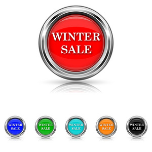 冬季销售图标六种颜色设置