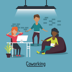 商务 coworking 办公室