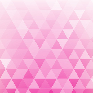 粉红色的三角形抽象背景
