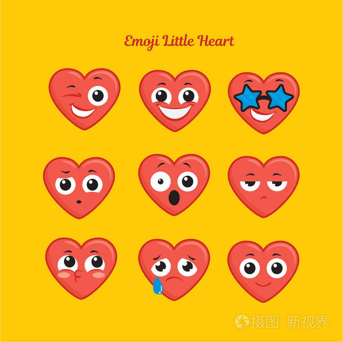emoji表情大全心形,emoji表情大全含义 爱心emoji 表情, 心笑图标集, 艺术, 设计, 色彩