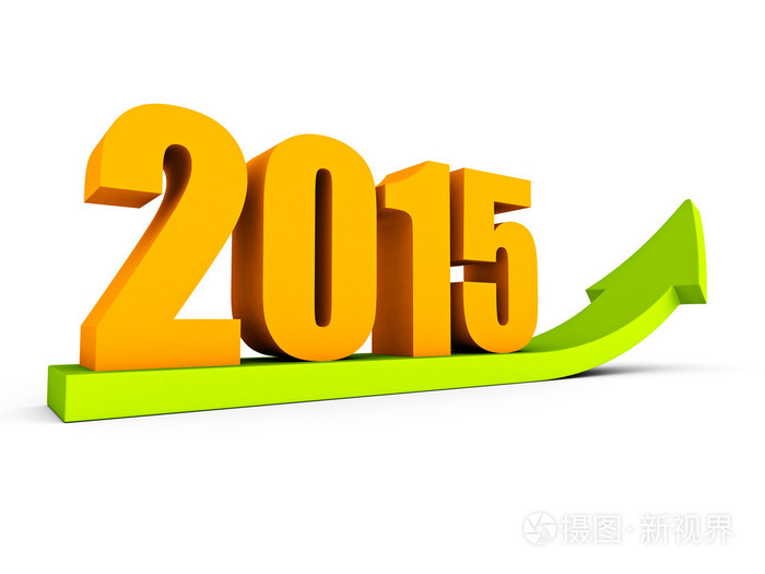 成长2015 年成功箭头