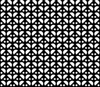 黑色和白色的几何图案