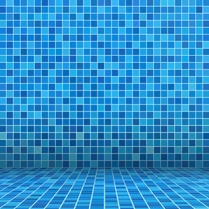 蓝色瓷砖