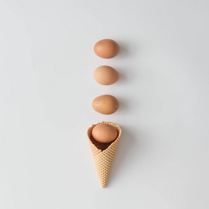 冰淇淋锥蛋, 最小复活节概念