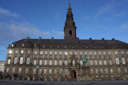 丹麦议会大厦 Christiansborg 宫殿前面