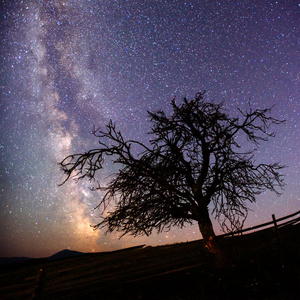 繁星点点的天空