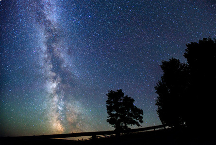 繁星点点的天空