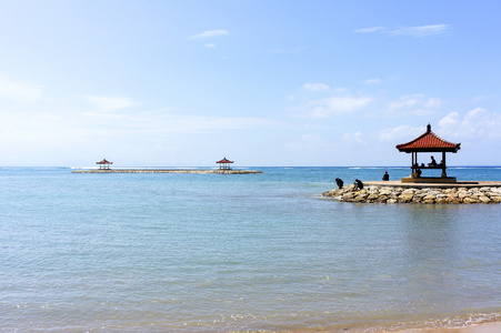 美丽的热带海滩夏天放松