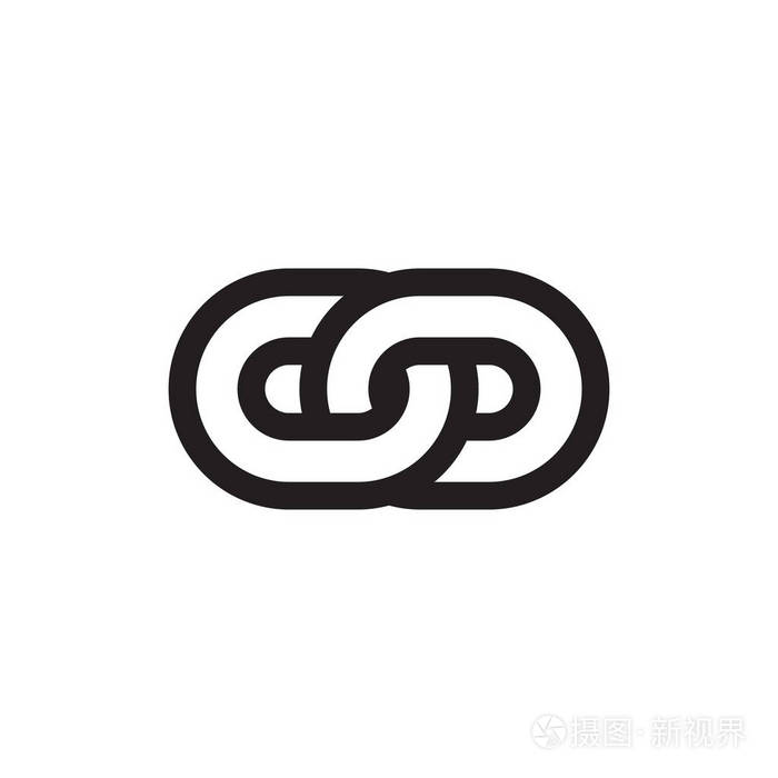 超链接链符号.互联网连接按钮.通信网络链接