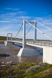 冰岛河冰河 Fjollum 大桥