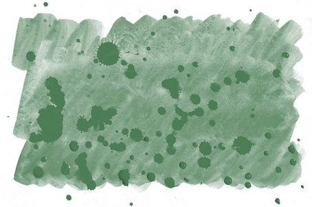 彩色深绿色水彩背景壁纸。水彩画明亮的颜色例证