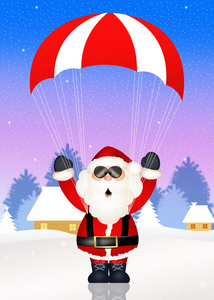 圣诞老人与降落伞