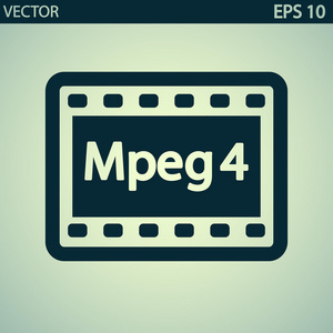 mpeg 4 视频图标