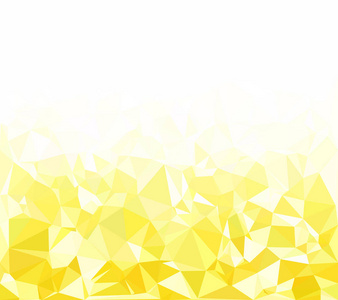 马赛克的黄色背景多边形的创意设计模板