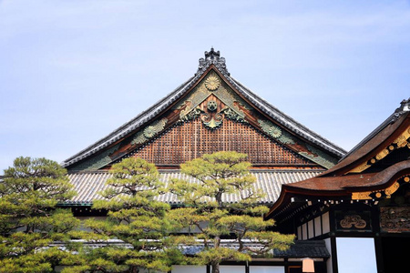 京都, 日本德川幕府历史二条城城堡。联合国教科文组织世界遗产遗址