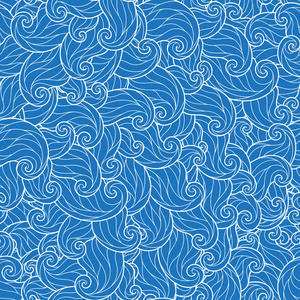 无缝的抽象波浪和曲线模式