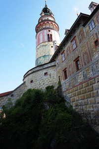 浪漫捷克克鲁姆洛夫城堡在捷克共和国