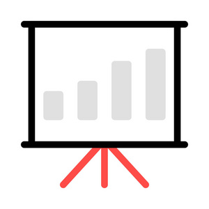 演示文稿图标矢量图