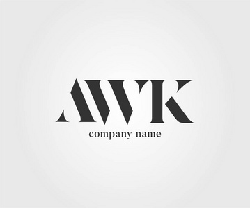 信件徽标 Awk 模板为商业横幅