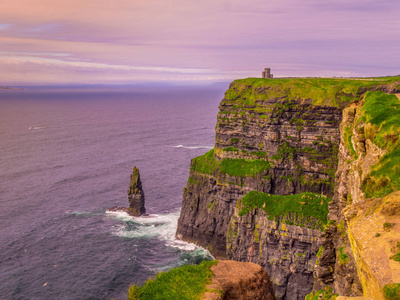 爱尔兰大西洋沿岸莫赫尔世界著名的悬崖