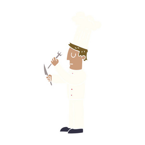 动画片涂鸦天才厨师