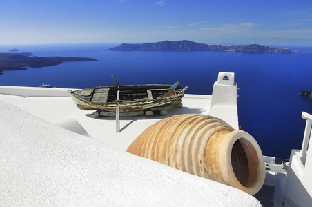 如画的风景，有希腊圣托里尼岛