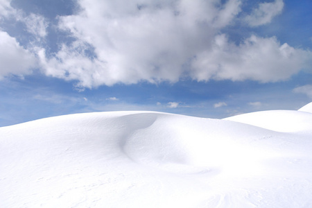 雪沙丘图片